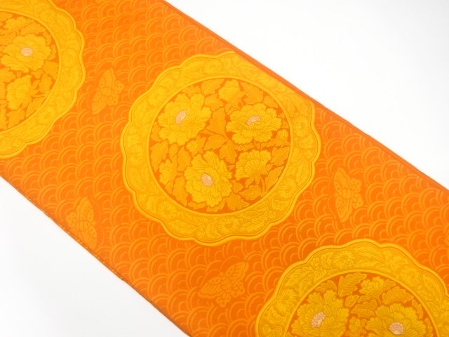 JAPANESE FUKURO OBI / WOVEN FLOWER